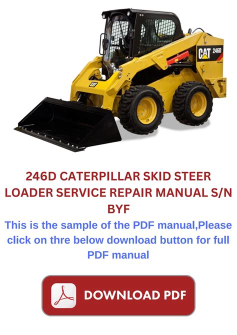 246 skid steer specs|cat 246d operating manual.